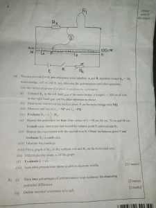 May/June 2025 WAEC Physics Practical Questions and Answers 13 Physics practical question 3