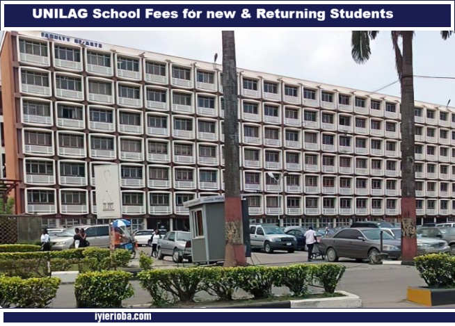 UNILAG school fees breakdown for 2025/2026 academic session UNILAG school fees breakdown for 2025/2026 academic session showing fees for freshers and Old Students