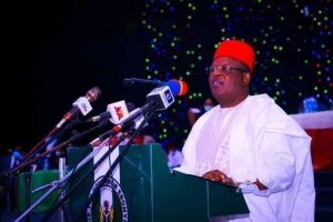 Umahi Mocks PDP, begs Tinubu to Compensate Ayu, Wike