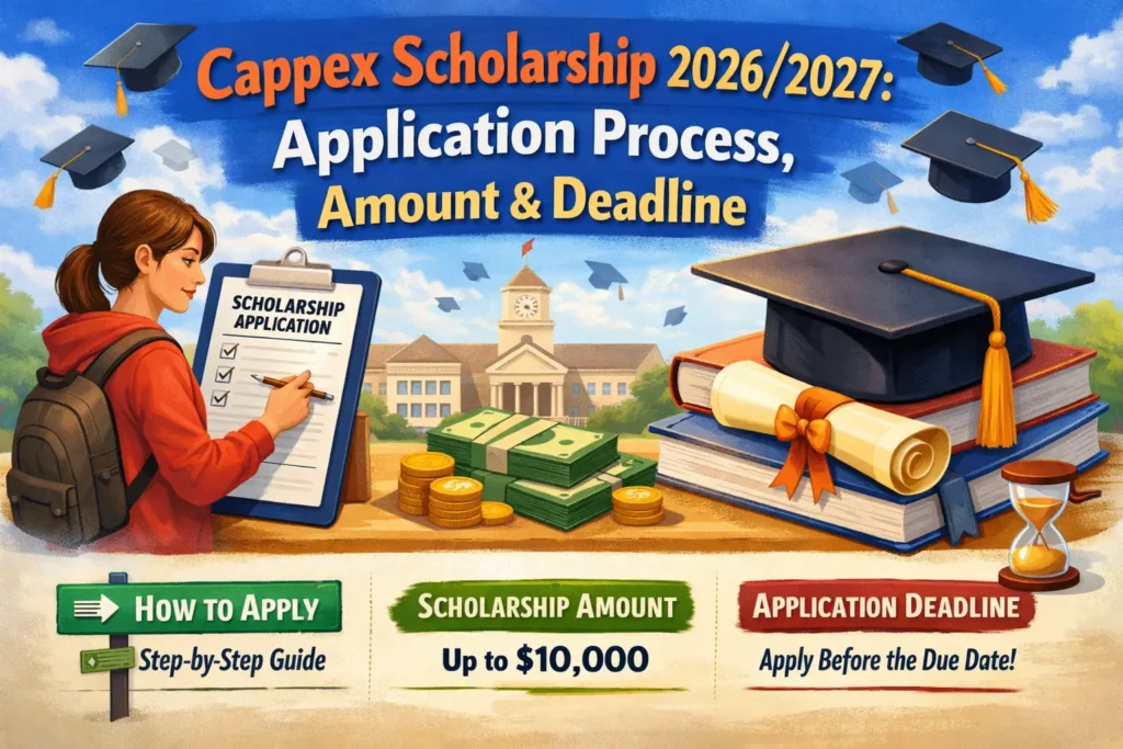 Cappex Scholarship 2026/2027: Application process, Amount & Deadline 2 Cappex Scholarship 2026/2027application guide