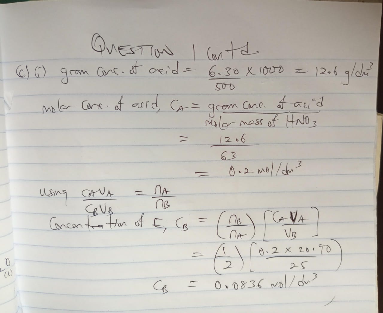 WAEC Chemistry Alternative B 