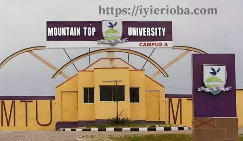 Mountain Top University (MTU) Part-time Degree Admission Form for 2024/2025 Academic Session