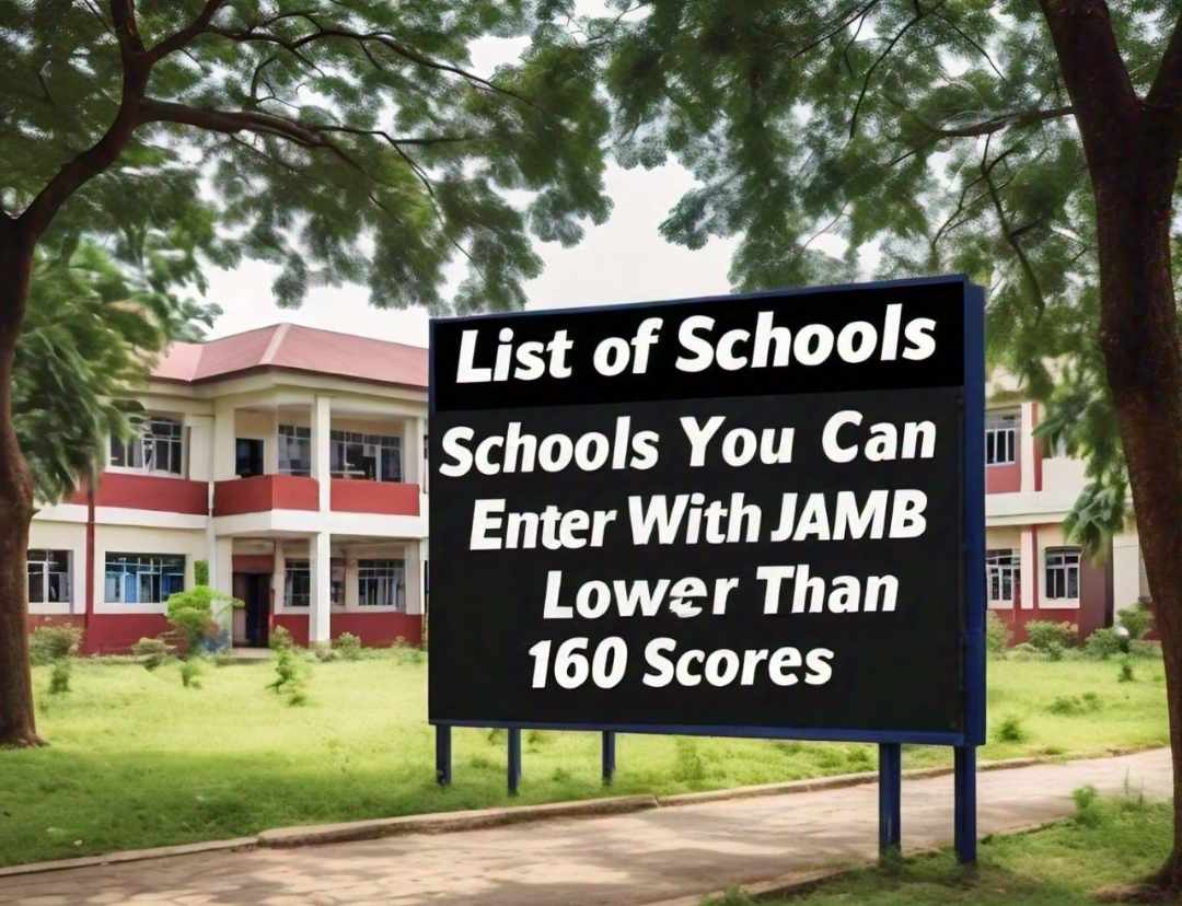 Schools You Can Enter With JAMB Lower Than 160 Scores