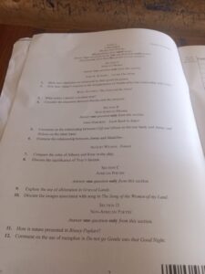 2025 WAEC GCE Literature in English Drama and Poetry