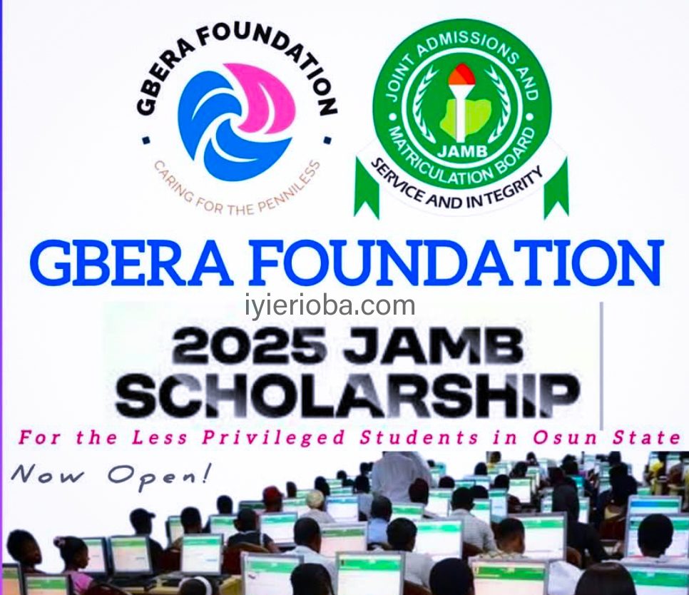 Free 2025 JAMB Forms: GBERA Foundation Empowers Osun Students