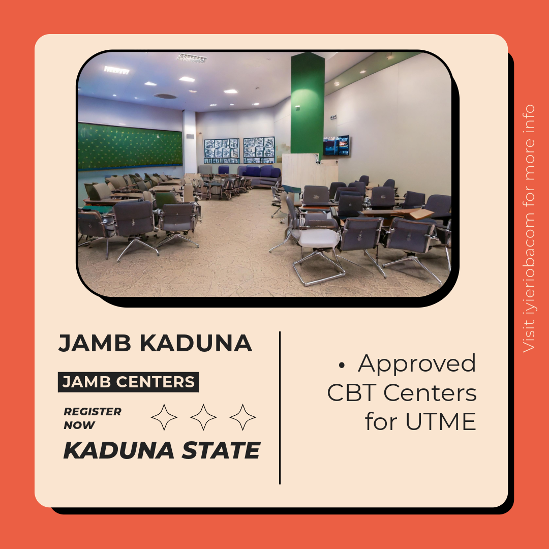 JAMB Accredited CBT Centers in Kaduna State (2025/2026 UTME)