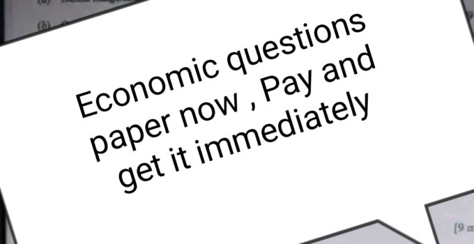 Free 2025 WAEC GCE Nov/Dec Economics Obj/Essay Expo Answers 1 Free WAEC GCE Nov/Dec Economics Obj/Essay Expo questions and Answers
