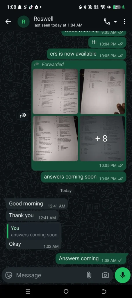  WAEC GCE CRS/IRS Essay & OBJ Questions and Answers