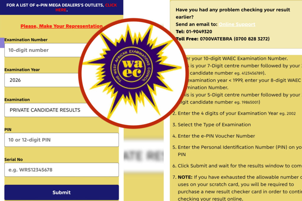 WAEC Portal Login 2026/2027: Result Checking and e-PIN Guide