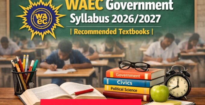 WAEC Government Syllabus 2026/2027