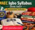 WAEC Igbo Syllabus 2026/2027 | Recommended Textbooks