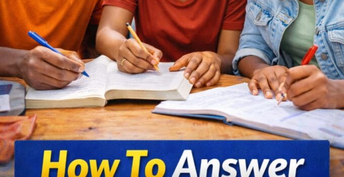 How To Answer WAEC Objective Questions