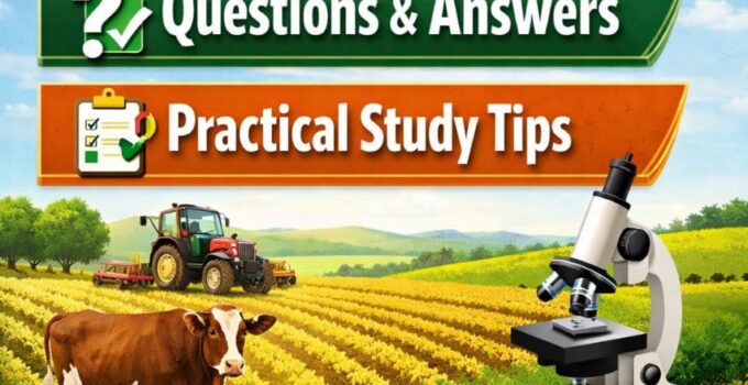 WAEC GCE Agricultural Science 2026 (Jan/Feb): Questions, Answers, Practical Study Tips 1 WAEC GCE Agricultural Science 2026 (Jan/Feb)