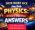 2026 WAEC GCE Jan/Feb Physics: (Essay & Objective) Answers