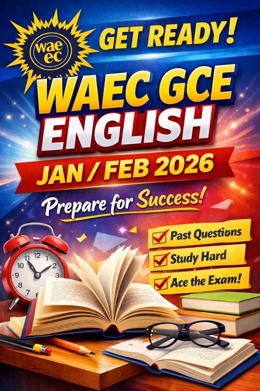 WAEC GCE English Jan/Feb 2026