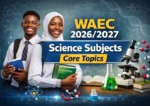WAEC 2026/2027 Science Subjects Core Topics