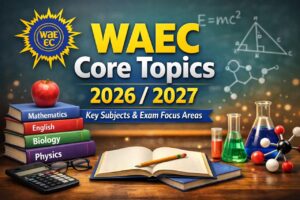 WAEC Core Topics for All Subjects 2026/2027