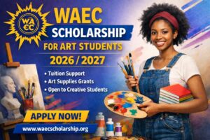 WAEC Scholarship for Art Students 2026/2027